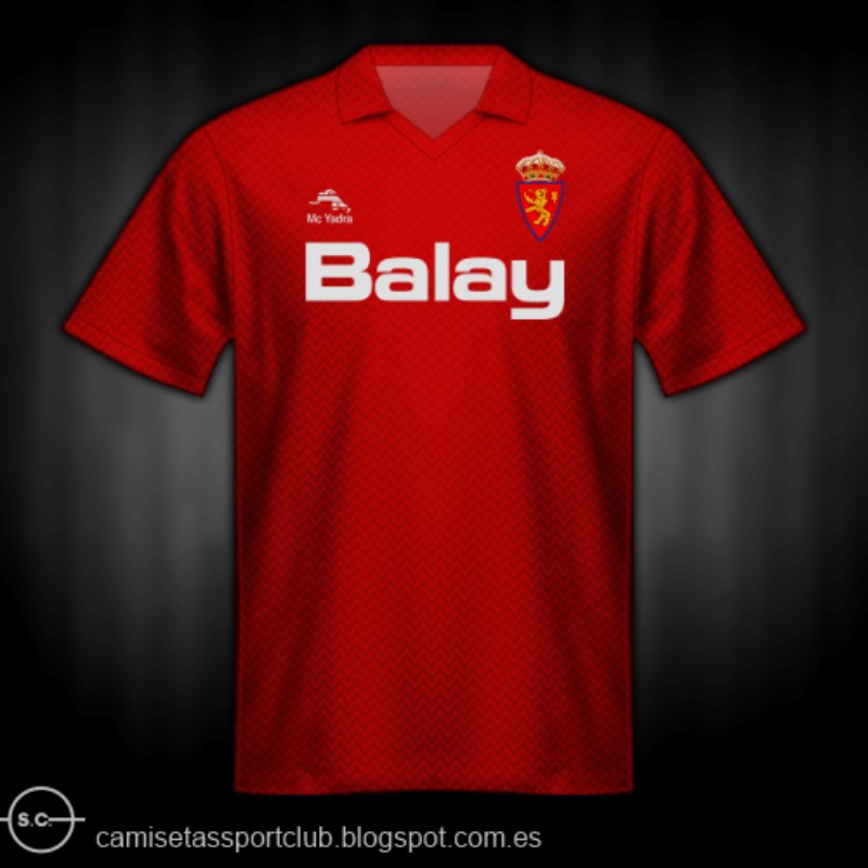 Real Zaragoza CD 1990-91 Away Kit