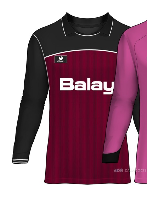 Real Zaragoza CD 1990-91 GK Home Kit