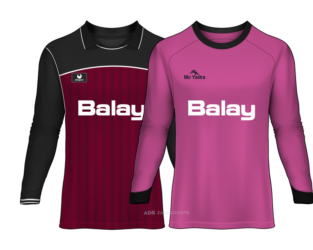 Real Zaragoza CD 1990-91 GK Away Kit