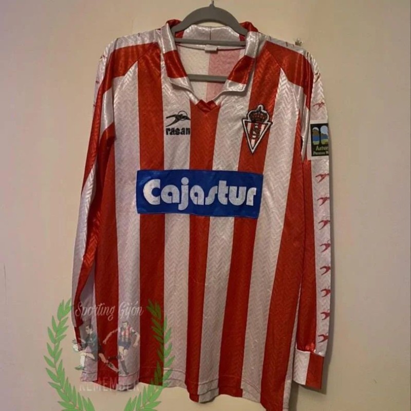Sporting Gijón 1990-91 Home Kit