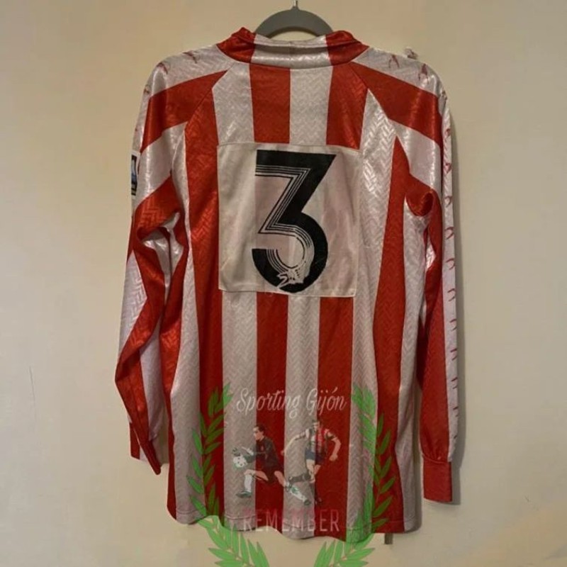 Sporting Gijón 1990-91 Home Kit
