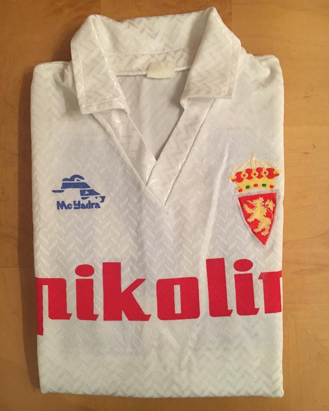 Real Zaragoza CD 1991-92 Home 2 Kit