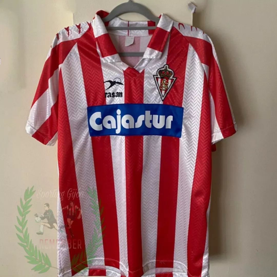 Sporting Gijón 1991-92 Home Kit