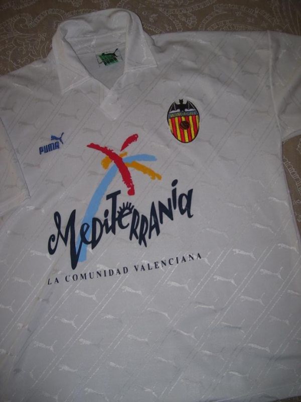 Valencia CF 1992-93 Home Kit