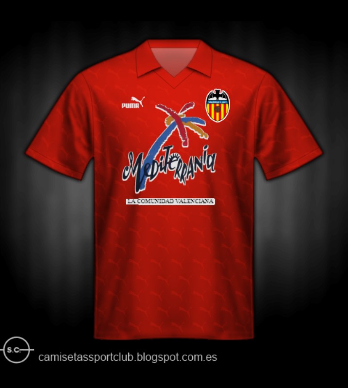 Valencia CF 1992-93 Away Kit