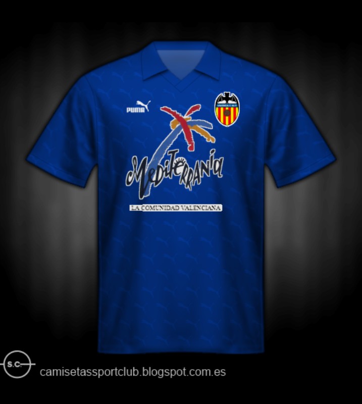 Valencia CF 1992-93 Third Kit