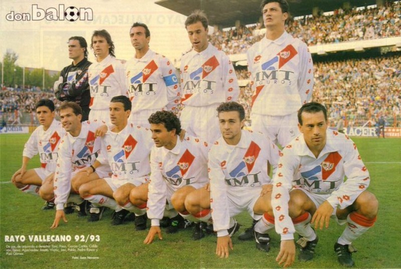 Rayo Vallecano 1992-93 Home Kit