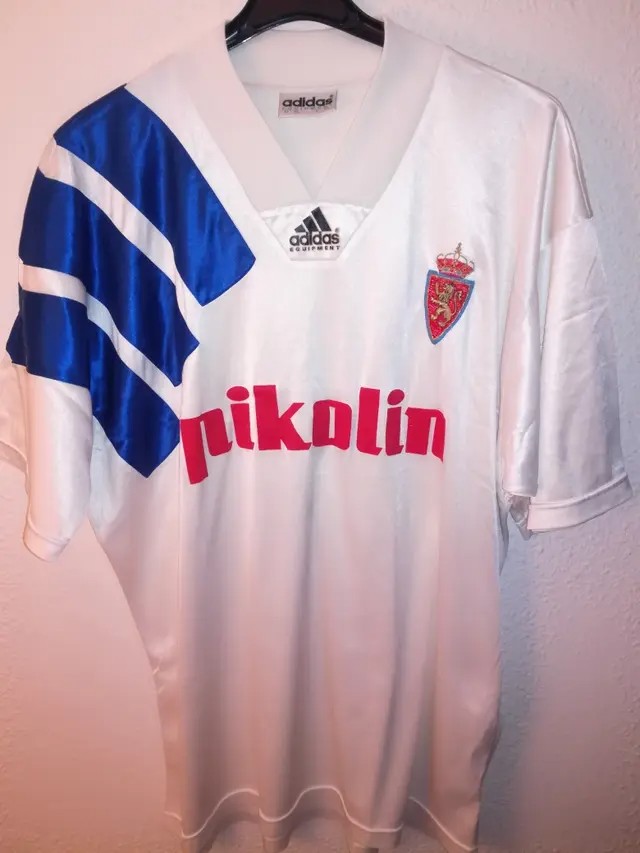 Real Zaragoza 1992-93 Home Kit