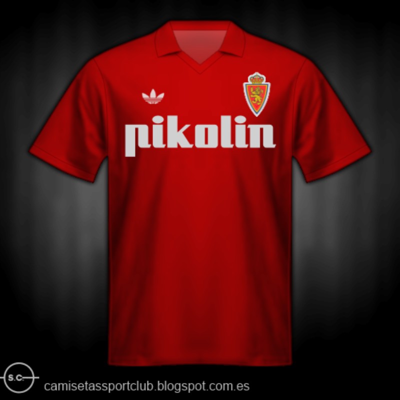 Real Zaragoza 1992-93 Cup Kit
