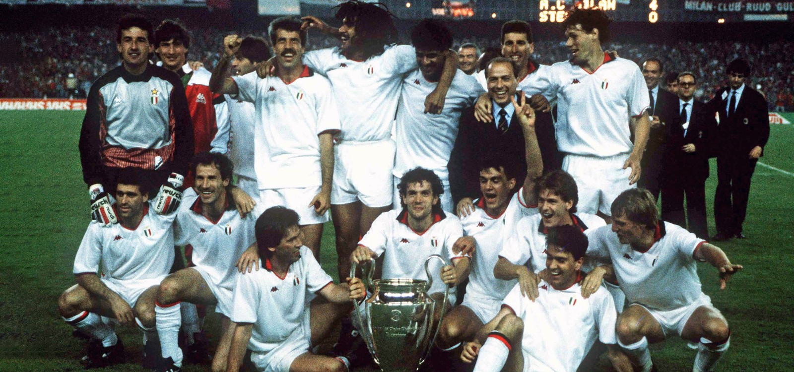 AC Milan 1988-89 Champions League Final Kit
