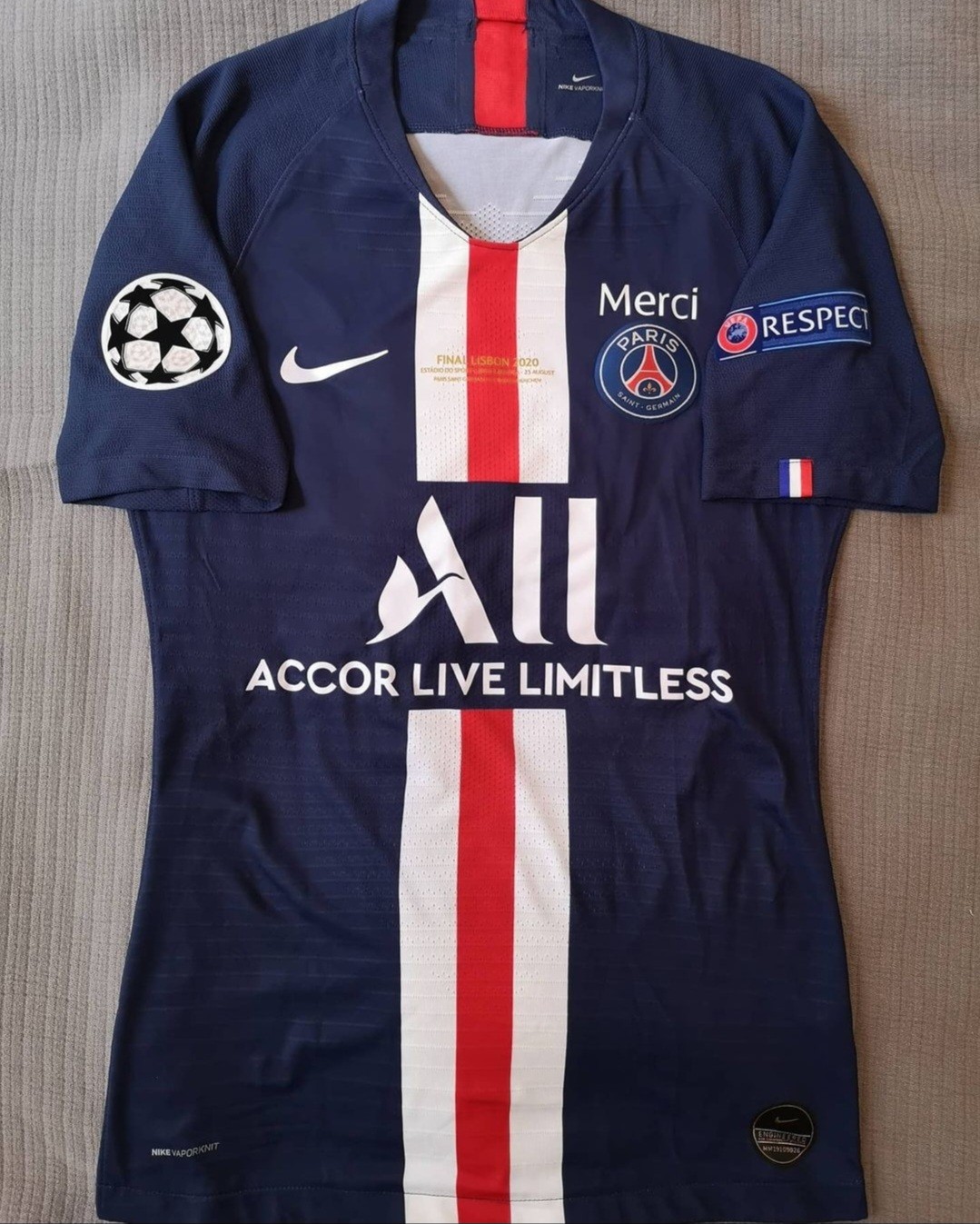 Paris Saint-Germain 2019-20 Champions League Final Kit