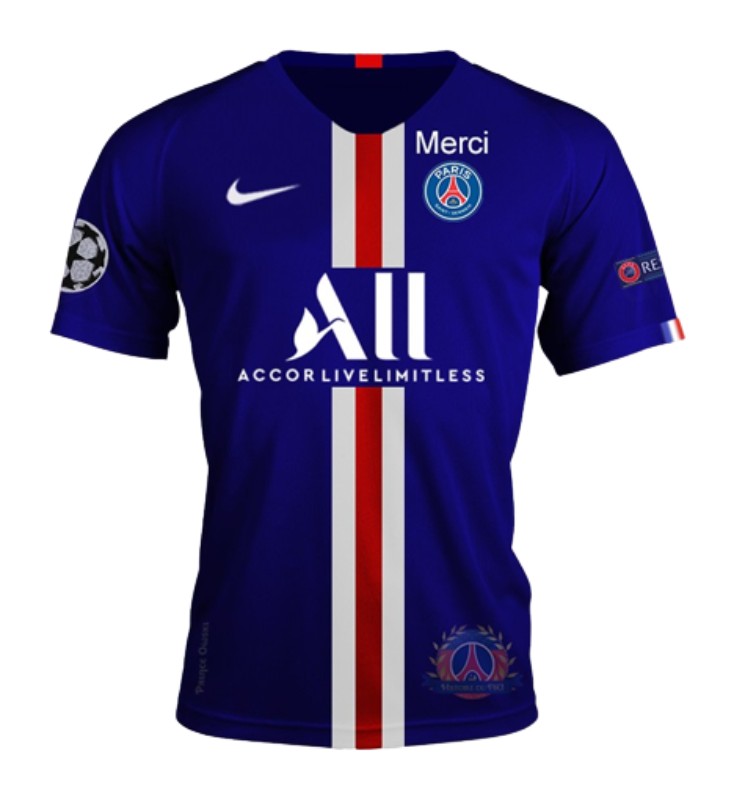 Paris Saint-Germain 2019-20 Champions League Home Kit