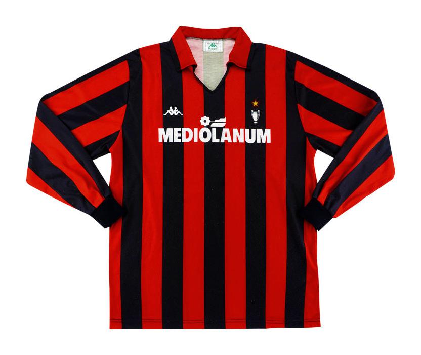 AC Milan 1989-90 Home Kit