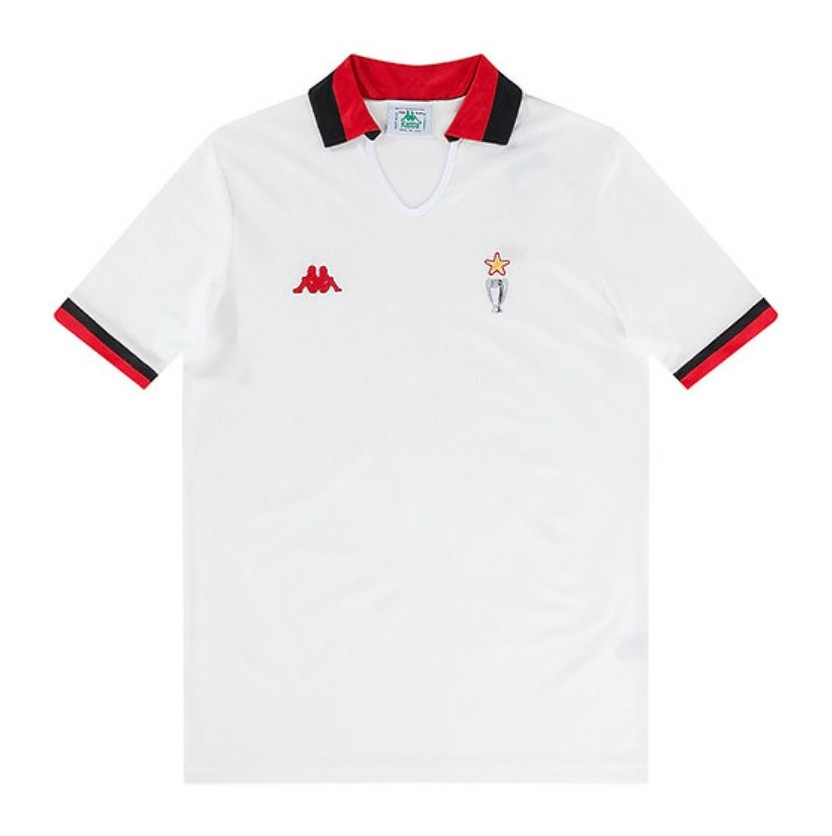 AC Milan 1989-90 Champions League Final Kit