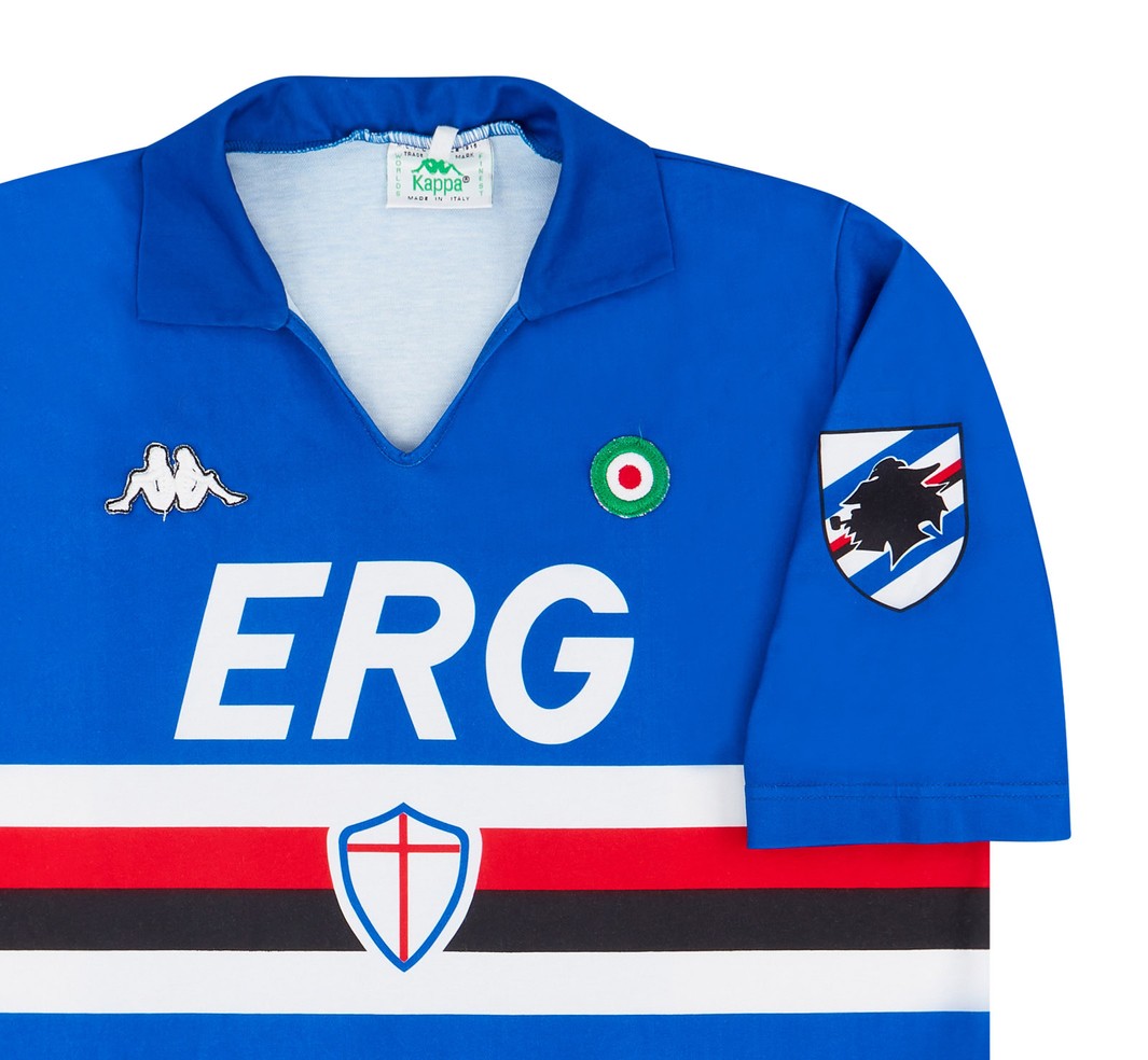 UC Sampdoria 1989-90 Home Kit