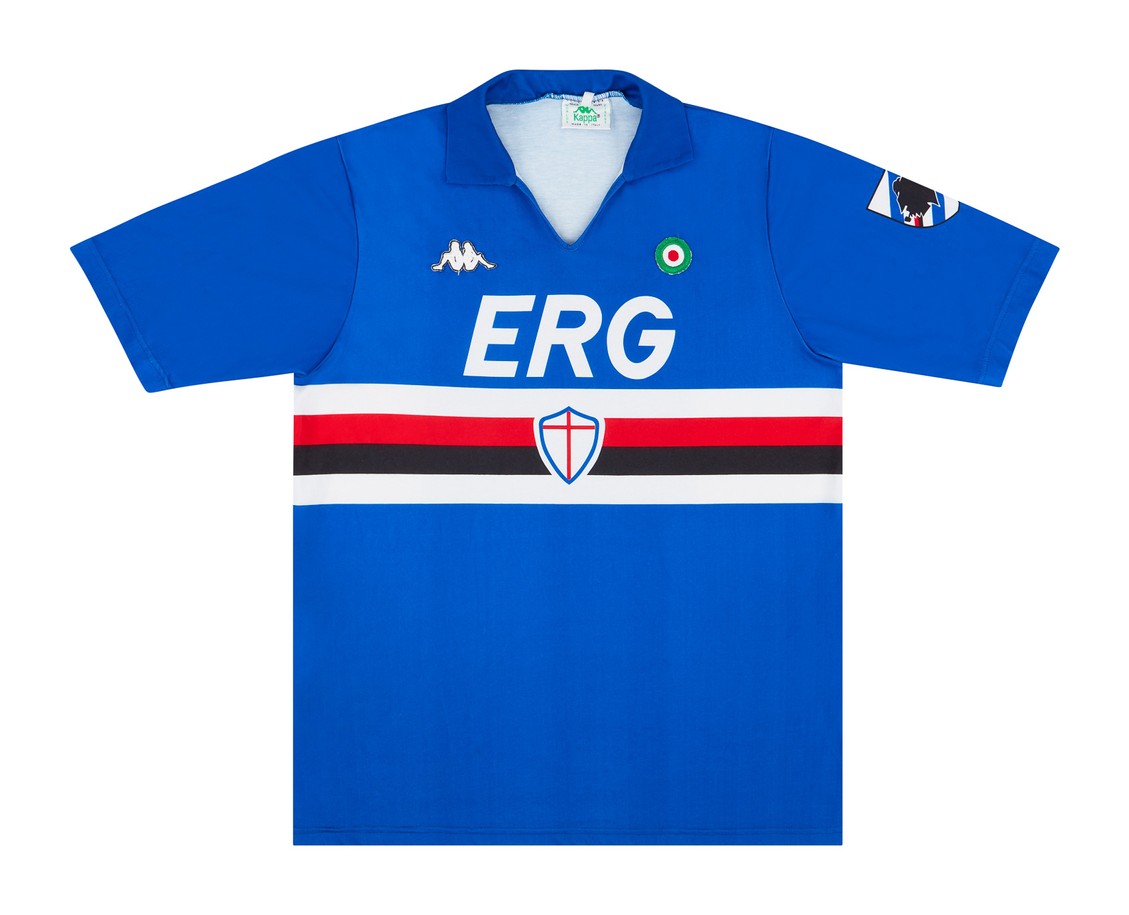 UC Sampdoria 1989-90 Home Kit
