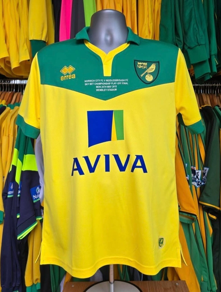Norwich City 2014-15 EFL Championship Play-Off Final Kit