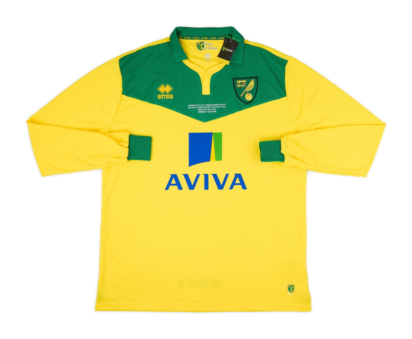 Norwich City 2014-15 EFL Championship Play-Off Final Kit