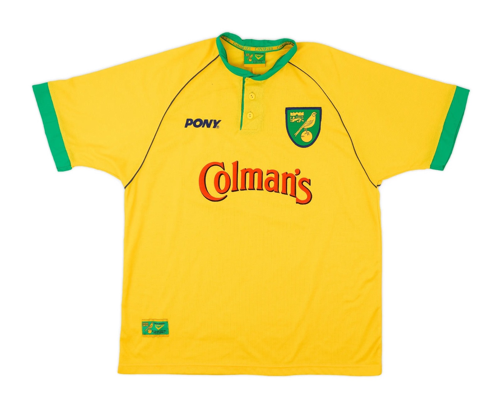 Norwich City 1997-98 Home Kit