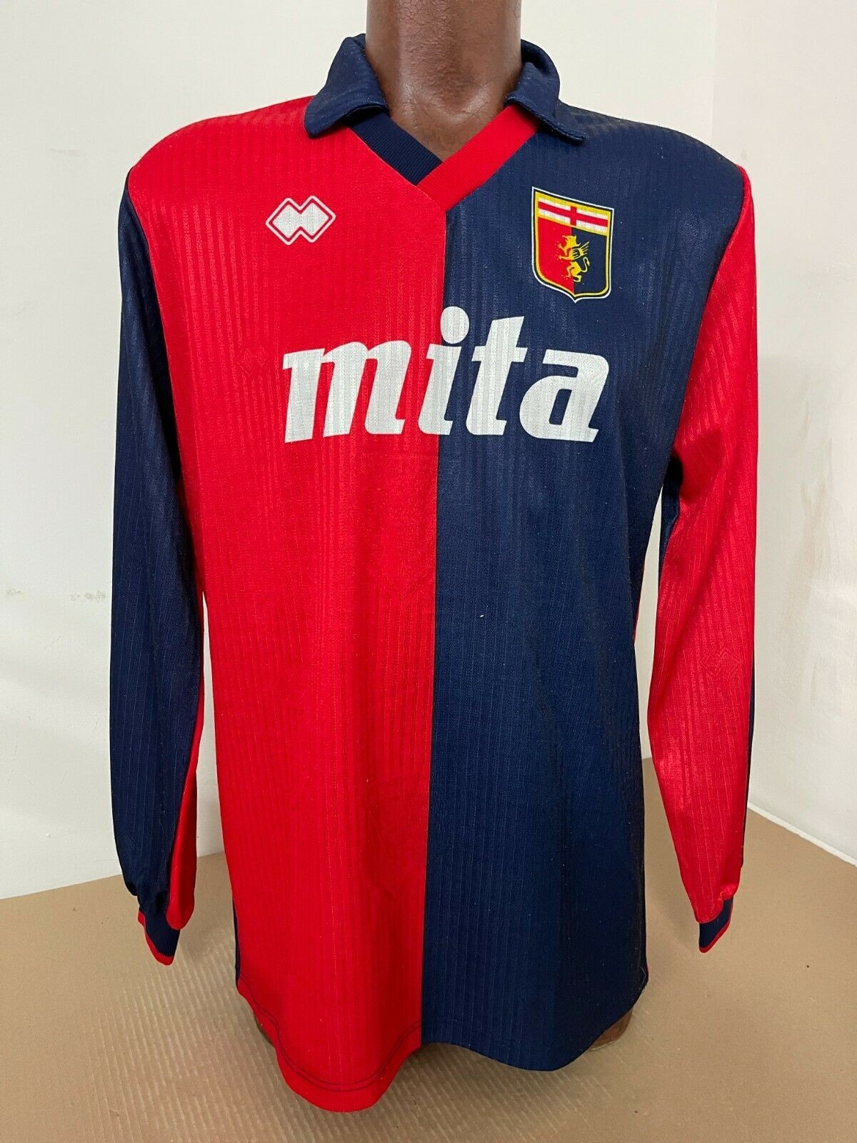 Genoa CFC 1990-91 Home Kit
