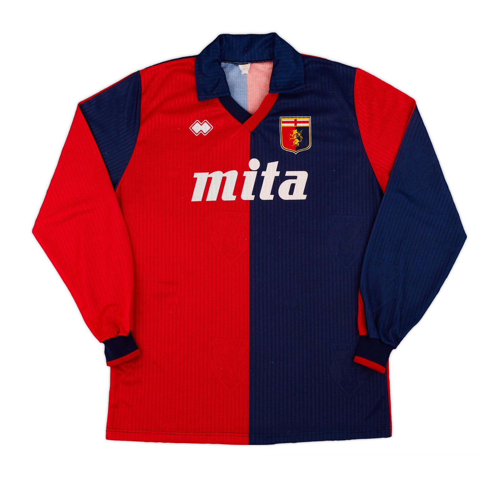 Genoa CFC 1990-91 Home Kit