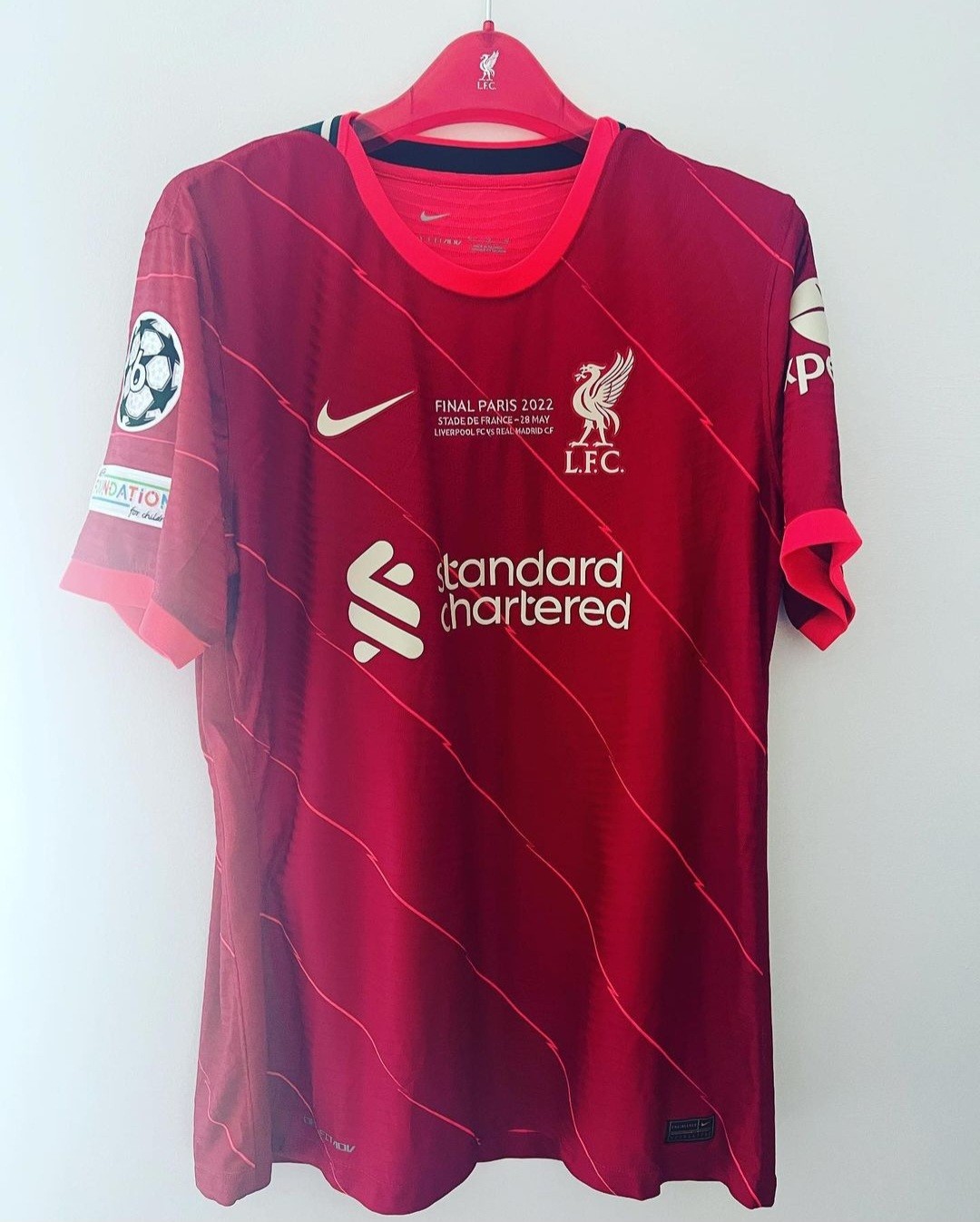 Liverpool FC 2021-22 Champions League Final Kit