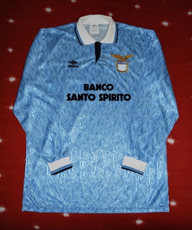 SS Lazio 1991-92 Home Kit