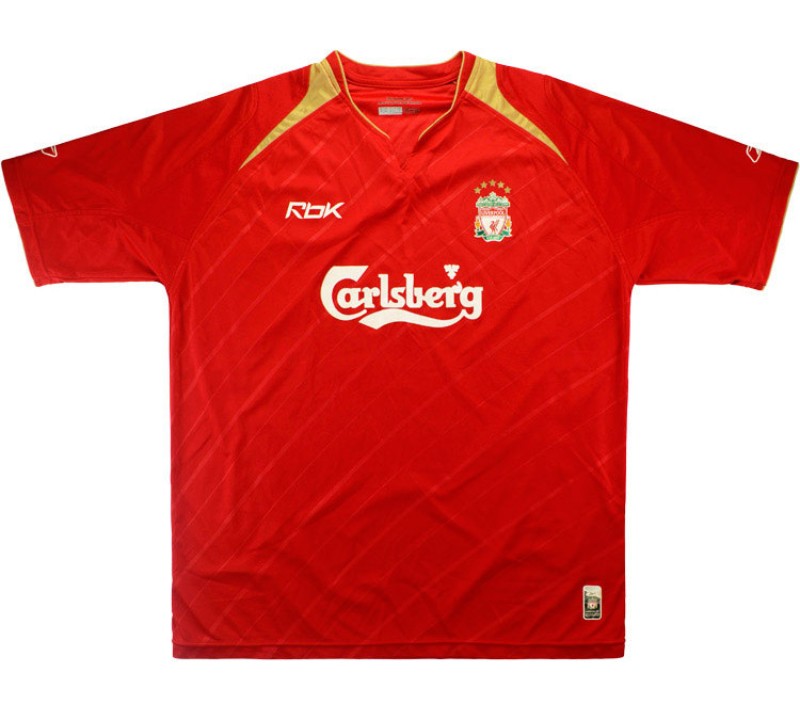Liverpool FC 2005-06 Champions League Home Kit