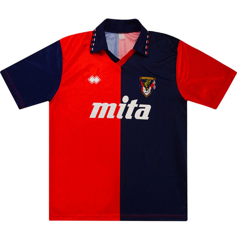 Genoa CFC 1991-92 Home Kit