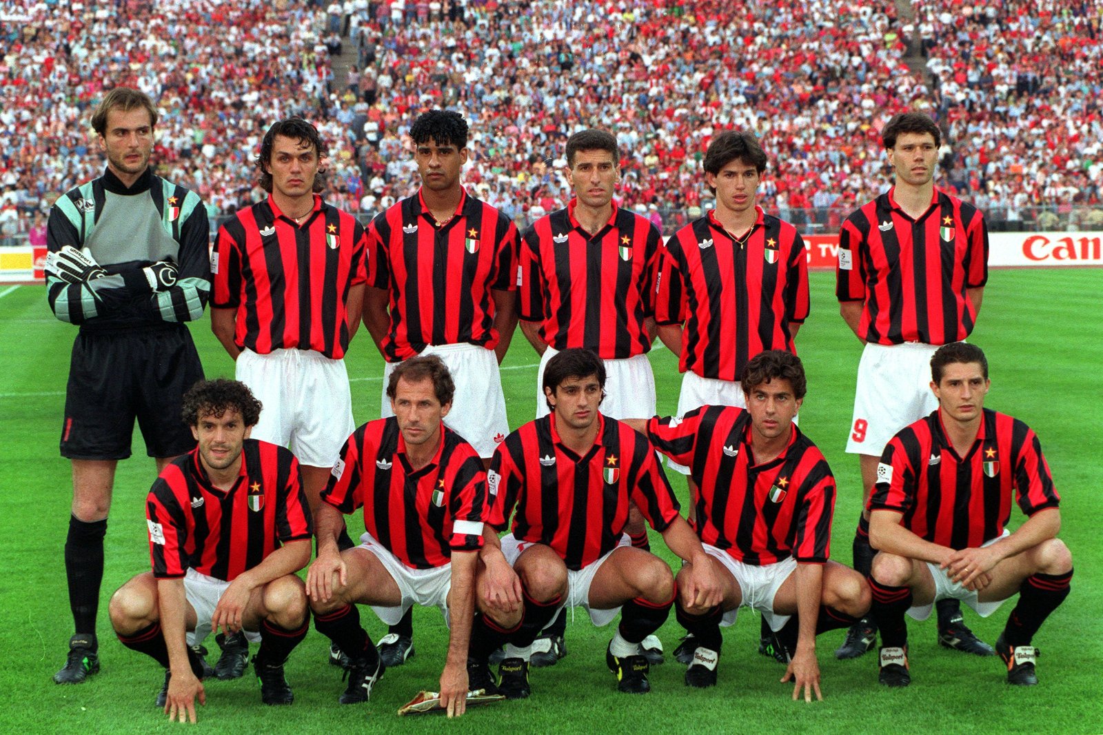 AC Milan 1992-93 Champions League Home Kit