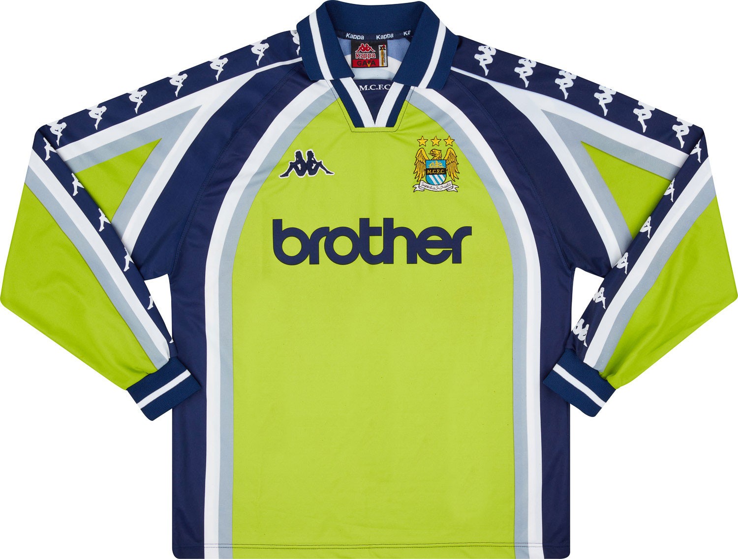 Manchester City 1997-98 GK 2 Kit