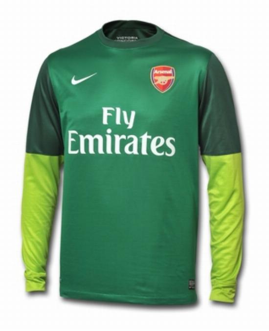 Arsenal FC 2012-13 GK Home Kit