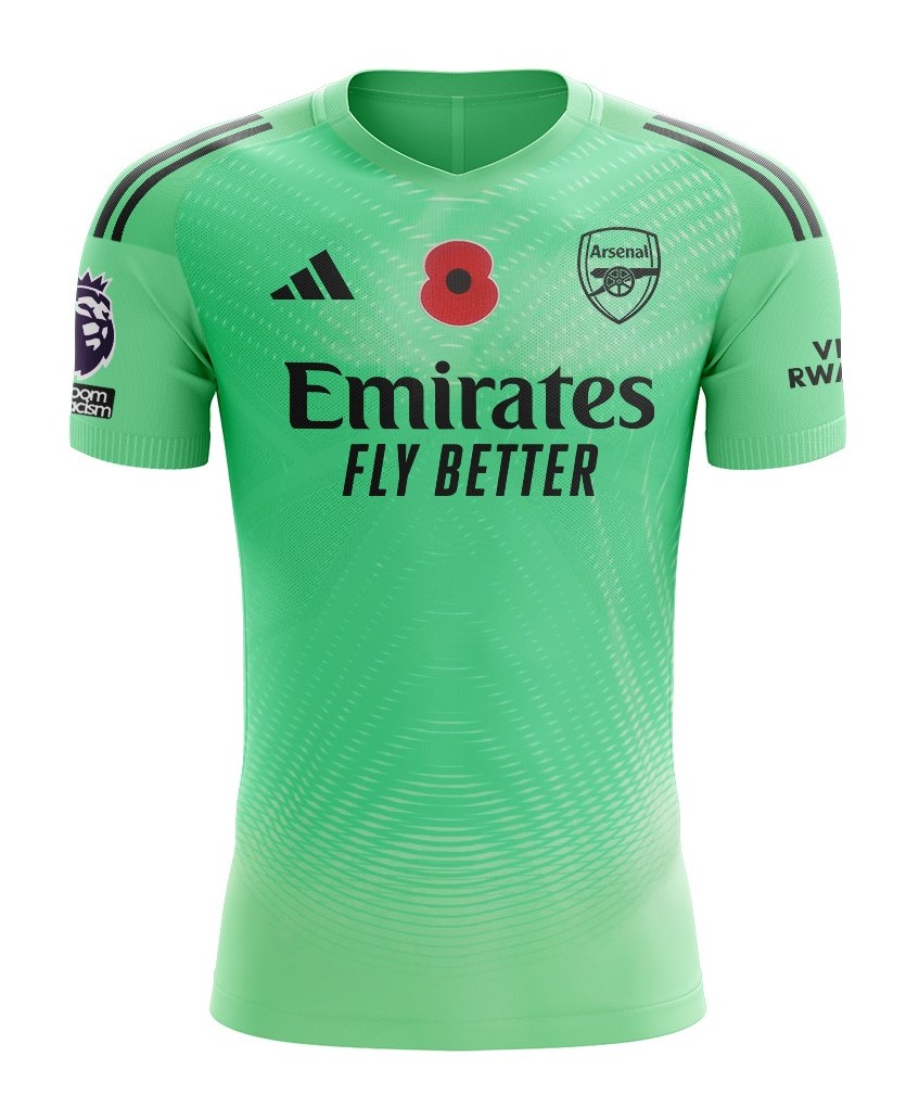 Arsenal FC 2025-26 GK 2 V2 Kit