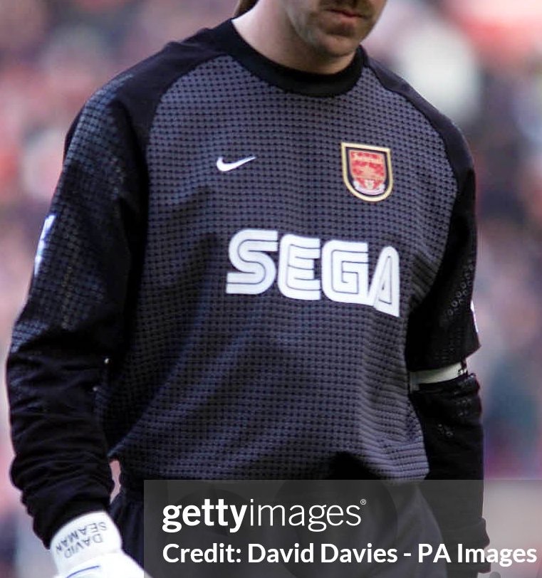 Arsenal FC 2000-01 GK 2 V2 Kit