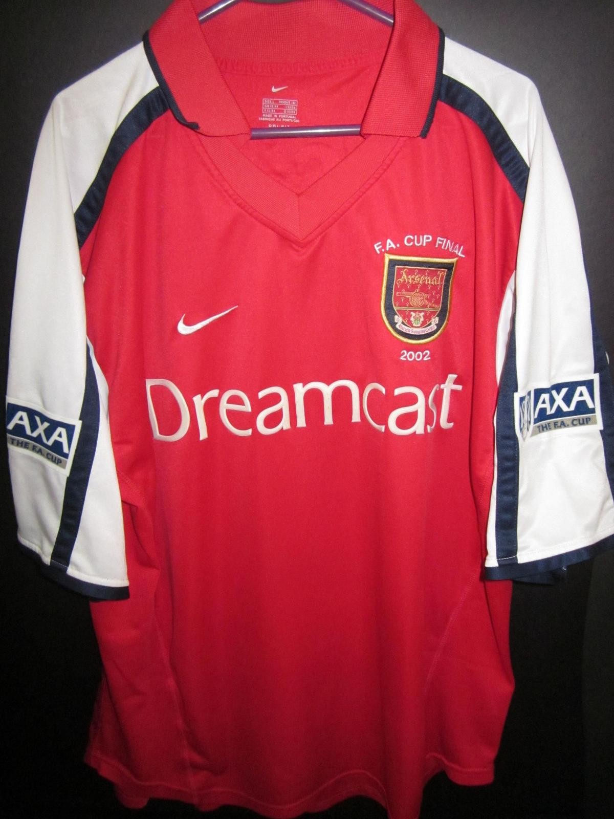 Arsenal FC 2001-02 FA Cup Final Kit