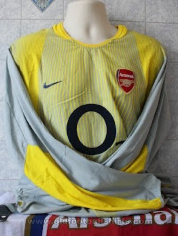 Arsenal FC 2002-03 GK 1 Kit