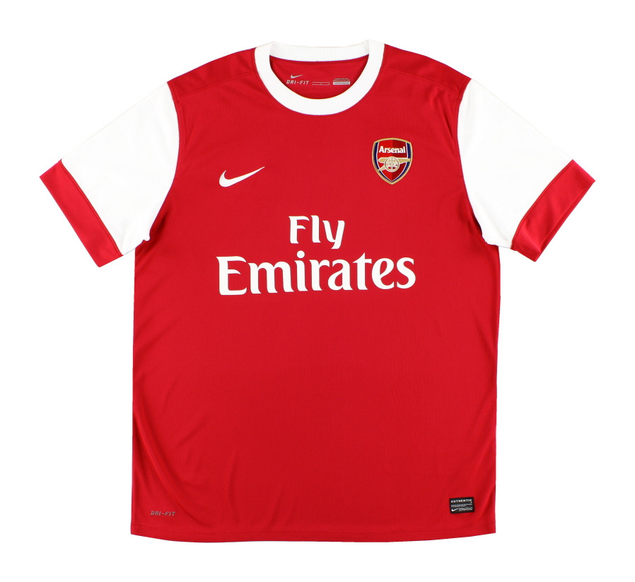 Arsenal FC 2010-11 Home Kit