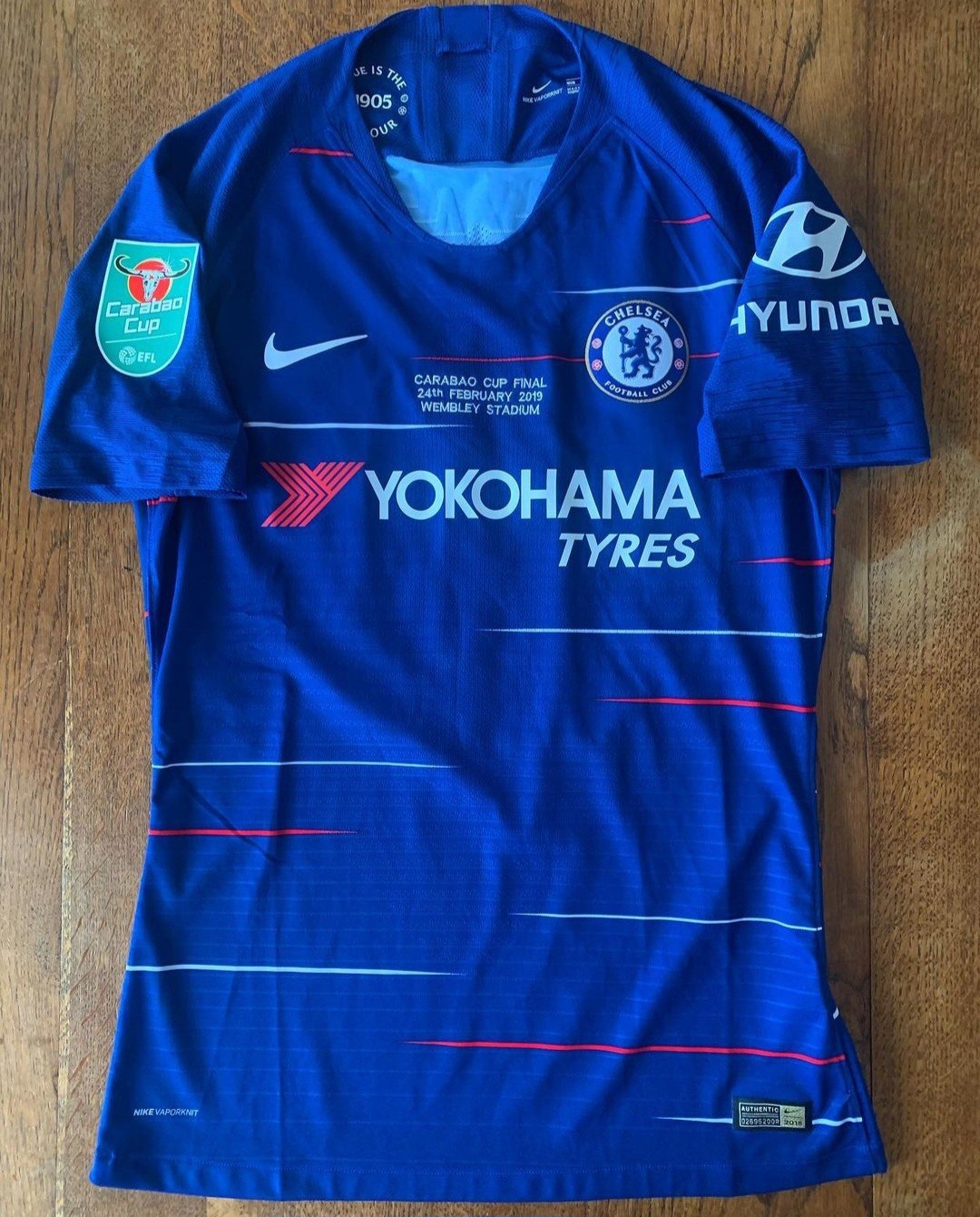 Chelsea FC 2018-19 EFL Cup Final Kit