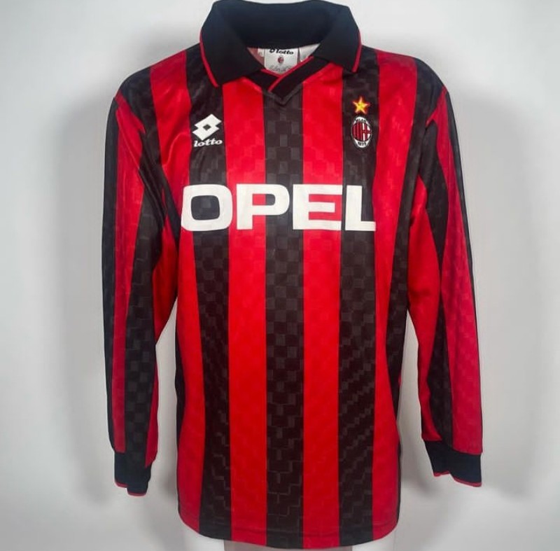AC Milan 1995-96 UEFA Cup Home Kit