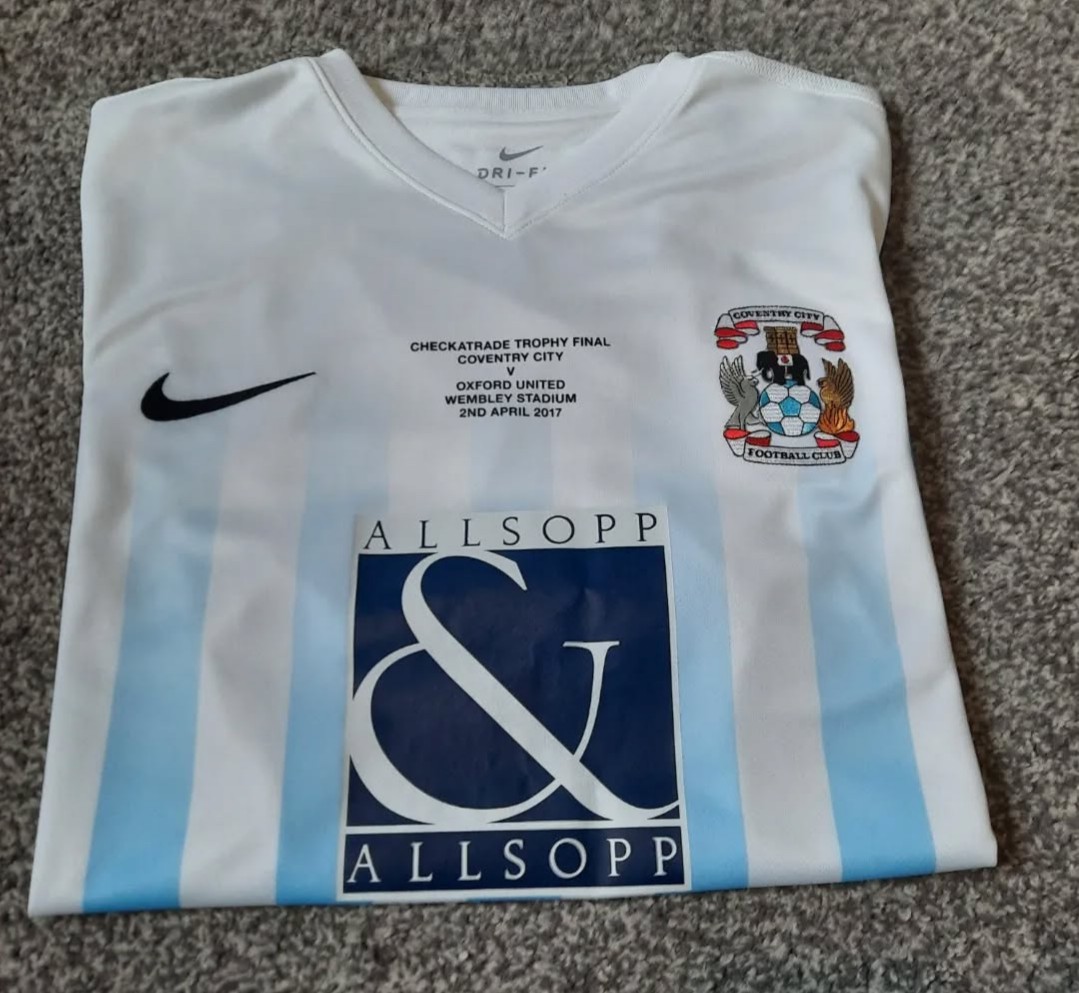 Coventry City 2016-17 EFL Trophy Final Kit
