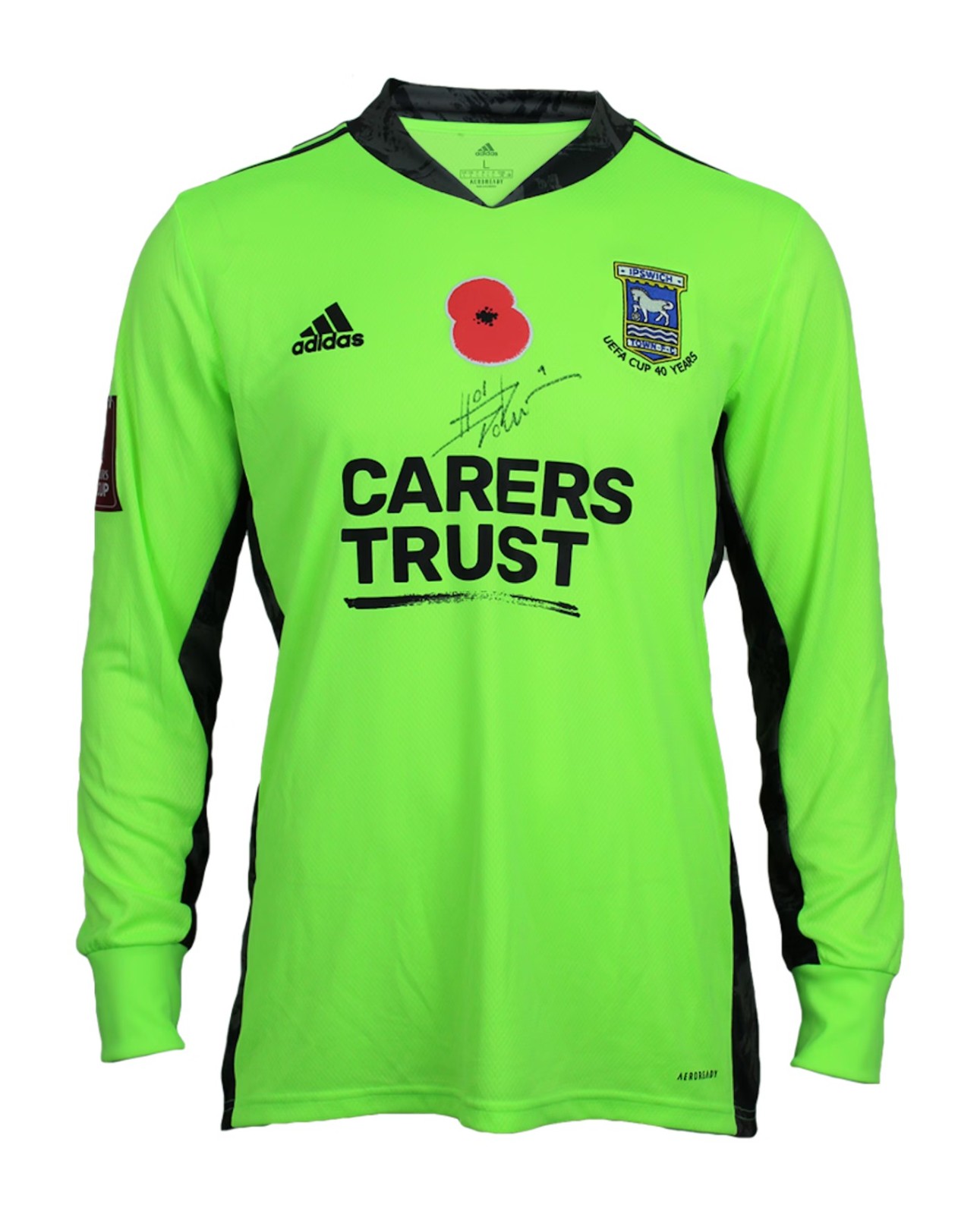 Ipswich Town 2020-21 GK Home V2 Kit