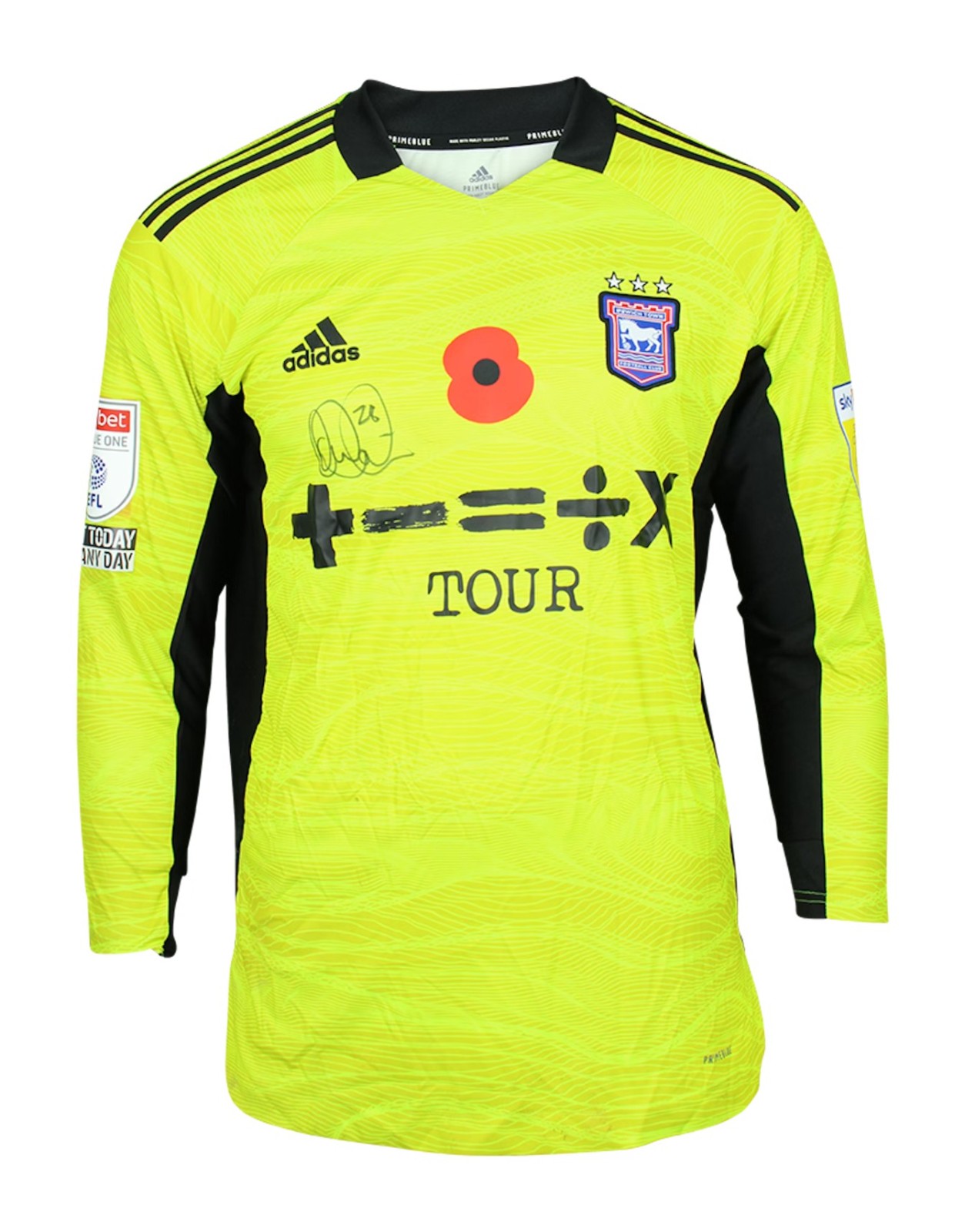 Ipswich Town 2021-22 GK Home V2 Kit