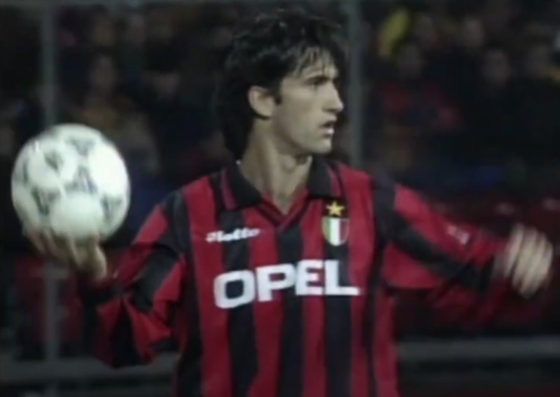 AC Milan 1996-97 Champions League Home Kit