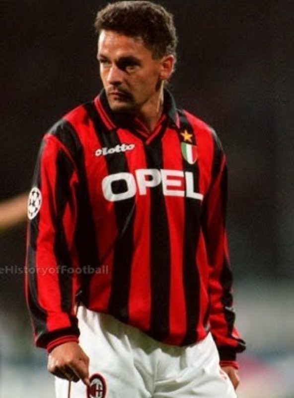 AC Milan 1996-97 Champions League Home Kit