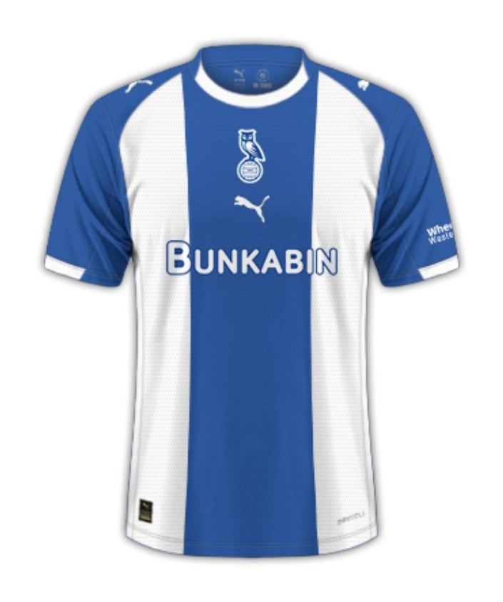 Oldham Athletic 2025-26 Home Kit
