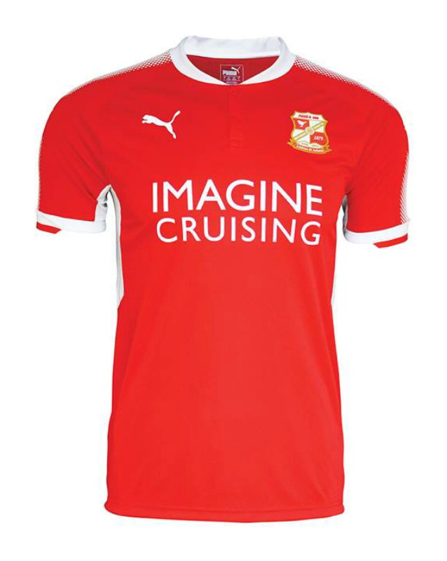 Swindon Town 2017-18 Home Kit