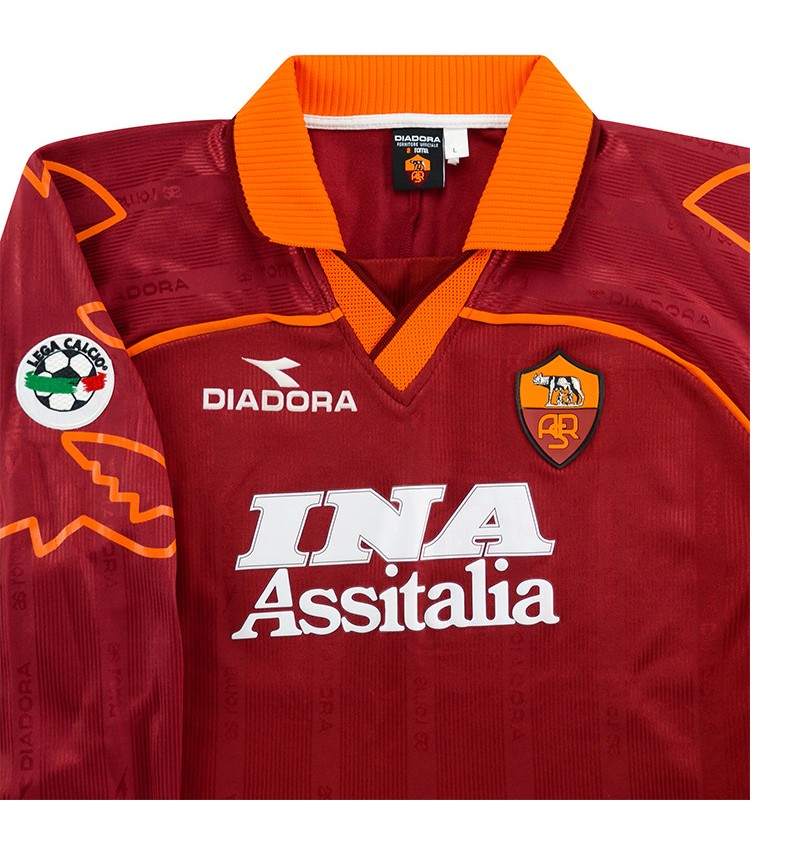 AS Roma 1999-00 Home Kit