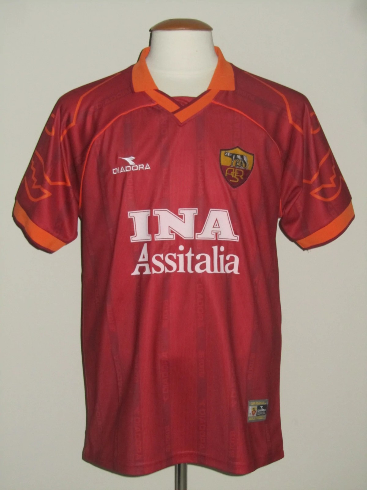 AS Roma 1999-00 Home Kit