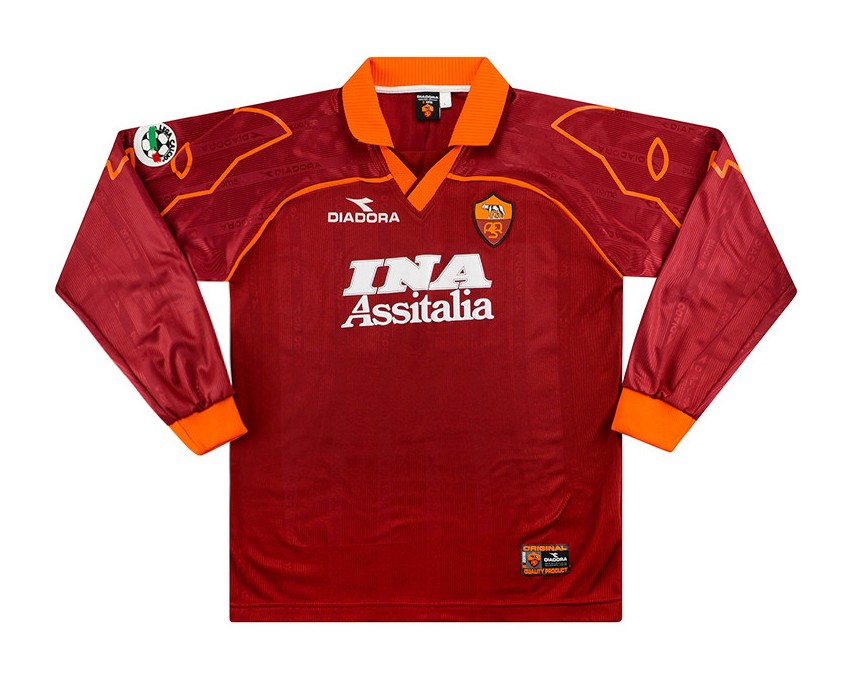 AS Roma 1999-00 Home Kit
