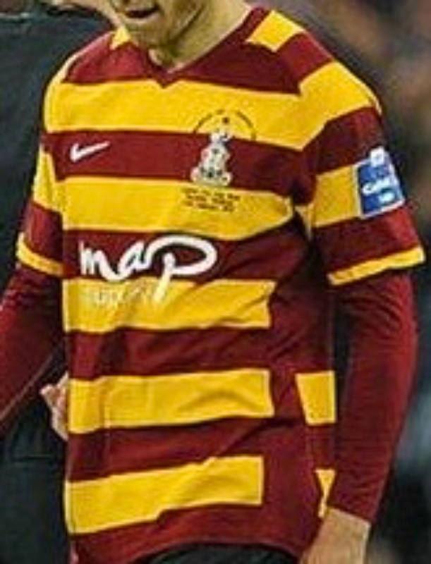 Bradford City 2012-13 EFL Cup Final Kit